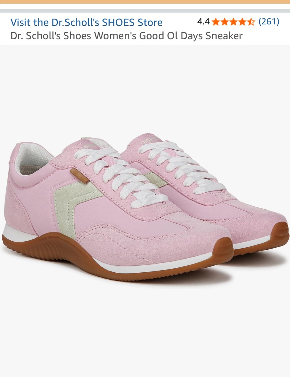 Women’s Pink Suede Dr. Scholl’s Good Ol Days Sneaker